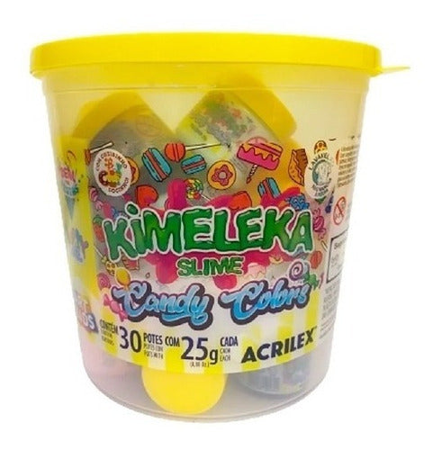 Kimeleka Slime Bucket 30 Mini Pots 25g 0