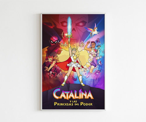 Lámina Imprimible De She-ra Personalizada Con Nombre Shera 0