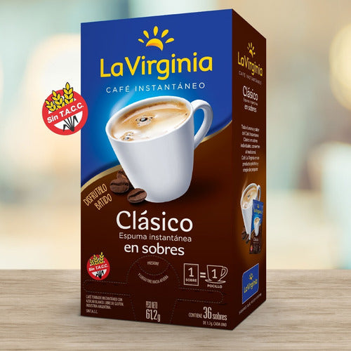 Cafe En Saquitos La Virginia Instantaneo 1,7 Gr Caja 36 Un 4