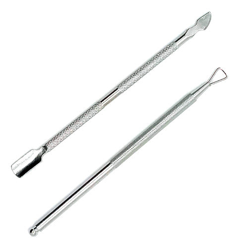 Set of 2 Double-Ended Metal Carvers with Chisel 1