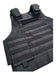 Tactical MOLLE Plate Carrier Vest Black Ops with Accessories 7