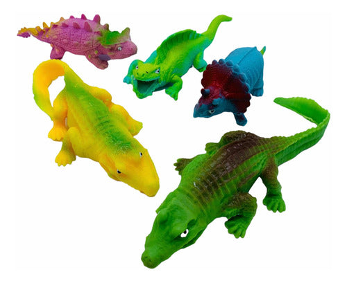 Stress Relief Dinosaur Fidget Toys x12 Souvenir 2