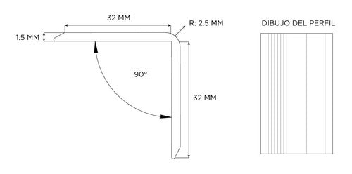 Xpro 32 X 32 Aluminum Angle Profile 3m Rack Anvil T177 1