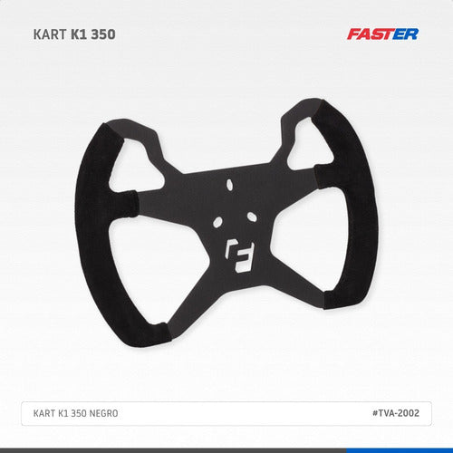 Faster By Collino K1 350 Black Kart Steering Wheel 2