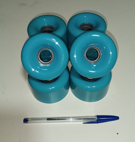 Generic Large Skate Wheels Pack of 4 Without Bearings 70mm x 40mm 1