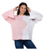 Women's Oversized Wool Sweater Pullover in Two Colors 3