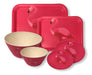 The Kitchen Life Juego Set 21 Piezas Vajilla Melamina Platos Bowl Ensaladera 0