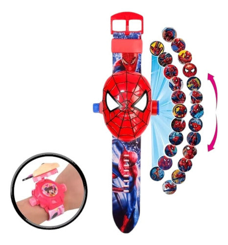 Reloj De Proyecciones Spiderman 1