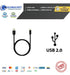 1-Meter USB 2.0 Type-C to USB Cable - Durable and Reliable - Black 2