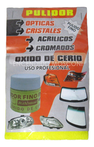 Cerium Oxide Glass Windshield Headlight Polisher 20g 2