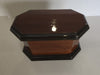 Octagonal Dark Cedar Cremation Urn 2