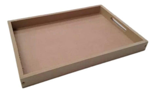 Maderas América Breakfast Tray 20x30x5cm Combo of 20 Units 0