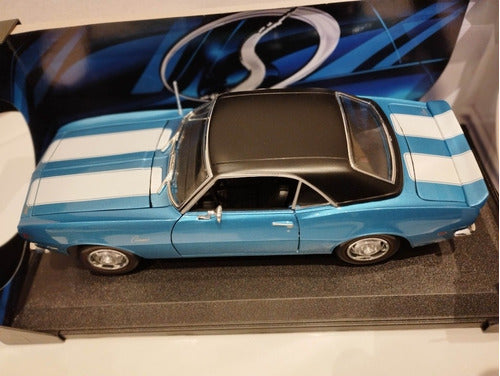 Chevrolet Camaro 1968 Esc 1 18 Colección24cm En Caja 0