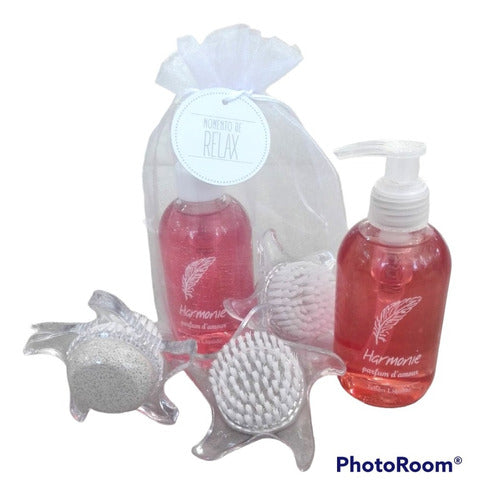 Spa Roses Bath Zen Gift Set Relaxation Aroma Kit - Ideal for Women - Pack Regalo Mujer Spa Rosas Baño Zen Set Kit Aroma N54 Relax