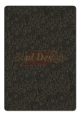 Large Dark Grey Boucle Carpet 150 X 200 Cm Soul 1