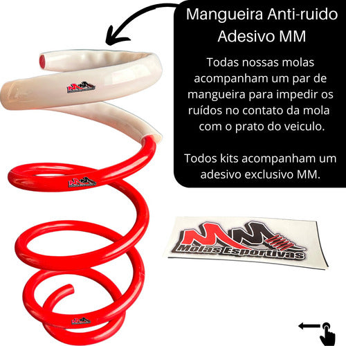 Kit 4 Molas Esportivas Do Corsa Wind Ou Super 2