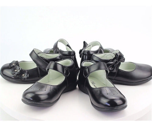 Chiximaxu Maxu Niña Uniforme Mary Jane Zapatos Planos De Cu 3