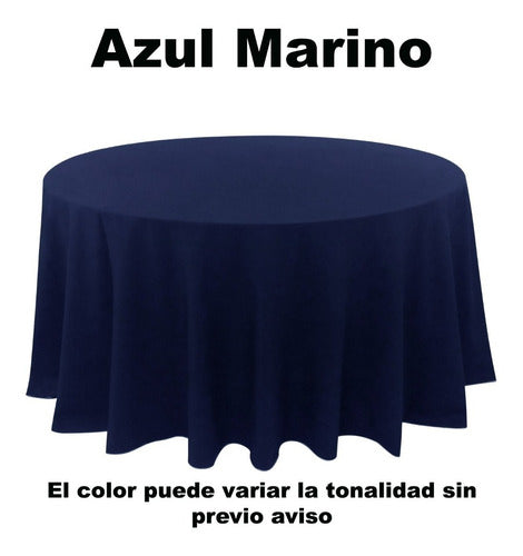 Round Tablecloth 2.20 Tropical Antistain Pack of 3 Units 11