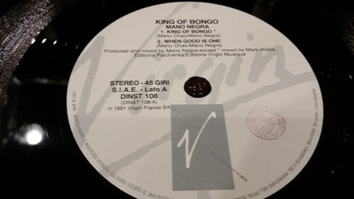 Mano Negra King Of Bongo Vinilo Maxi Italy 1991 Muy Bueno 1