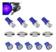 13 × Interior Luces Azules Led T10 Y 31mm Placa Mapa Luz Kit 0