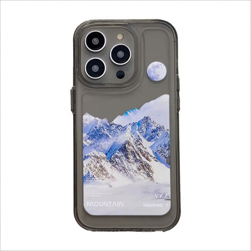 Protector Case Mountain Transparent P/ iPhone 15 Pro - Cover Company 1