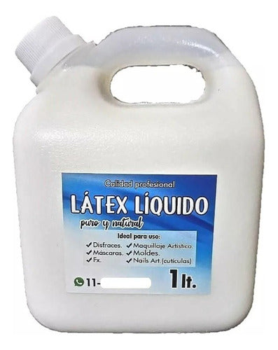 Liquid Latex 1 Liter Molds Masks FX Makeup Rubber 0