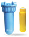 Gianni Under-Sink Water Filter + Carbon + KDF Blue 0