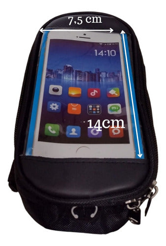 Genérica Waterproof Bicycle Cell Phone Bag with Light Kit 1