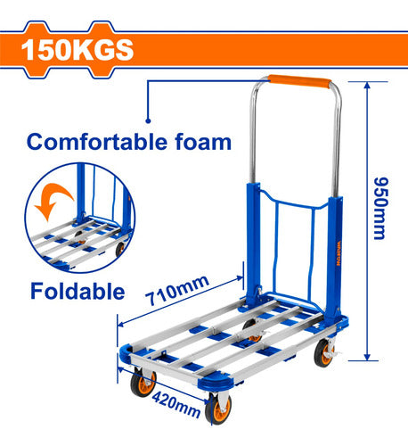 Carro Plegable 150kg Hierro Aluminio Wadfow Wwb9a15 - L N F 0