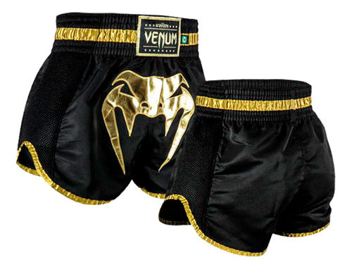 Short Bermuda Muay Thai Fight Mma Elite Gold Venum 1