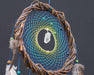Handmade Dreamcatcher with Semi-Precious Stones and Natural Feathers in Willow Wood 4