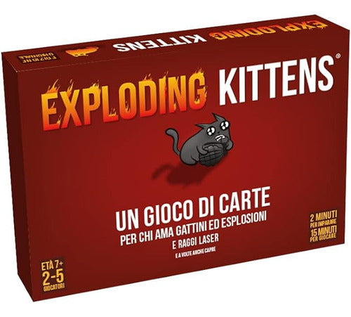 Exploding Kittens Gatitos Explosivos Prem. Edc + 2 Exp. Esp 0