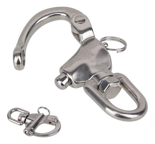 HERBY® Automatic Swivel Snap Shackle Hook 128mm 0