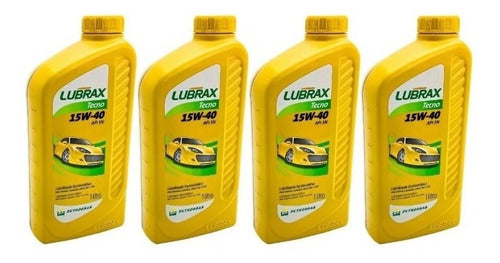 Kit Troca De Óleo Lubrax Fiesta Ka Zetec 15w40 2