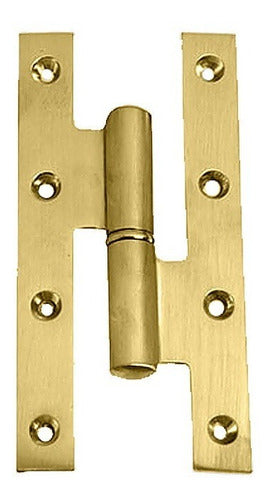 Polished Brass Hinge Knob 110mm Left 0