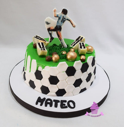 SS GOURMET Torta Argentina Diego - Futbol Maradona Messi Pelota 0