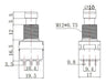 Chave 3pdt True Bypass 9 Terminais Para Pedais 3