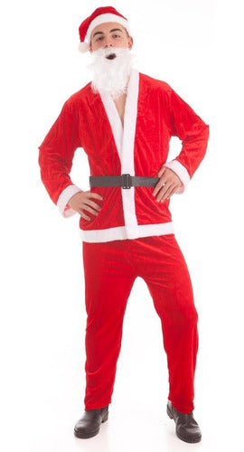 Todatucasa Santa Claus Complete Adult Costume with Hat 5