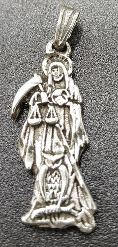 Santa Muerte Pendant in Silver 4 x 1 cm 4.5 gr Art 509 3