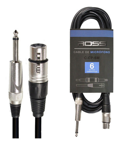 Ross 6m XLR - Plug C-CP-6M Cable 0