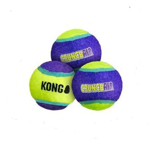 Kong Crunch Air Balls - Squeaky Dog Toy, Set of 3 0