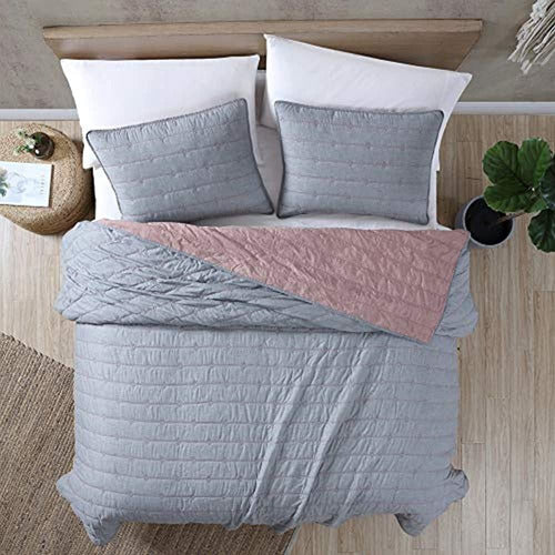 Modern Threads Everly Embroidered 3-Piece Quilt Set 2