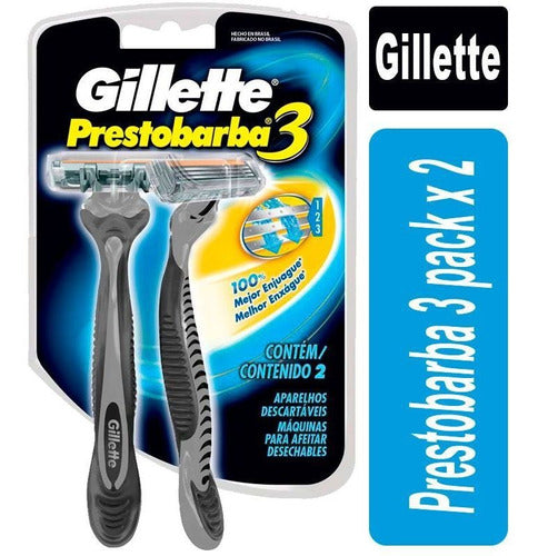 Gillette Prestobarba 3 Pack X 2 0