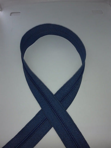 Blue Aero Zipper Per Meter Nylon Chain No. 3 (4mm) X10mtrs 1