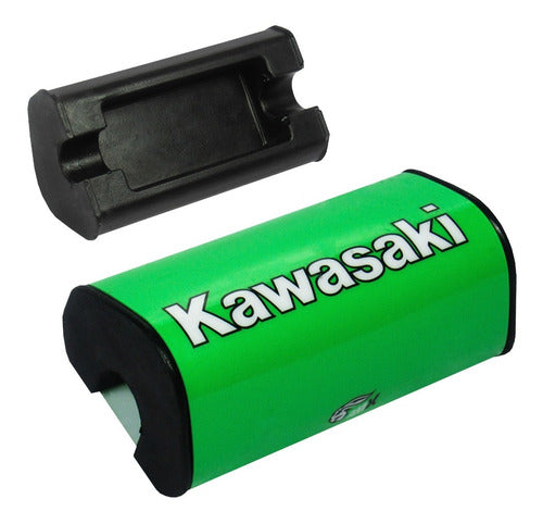 Espuma Protetora Para Guidão Fatbar Pro Kawasaki Amx Verde 0