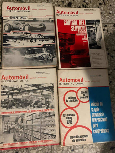 Lote De 24 Revistas  Automóvil Internacional Y Americano 1