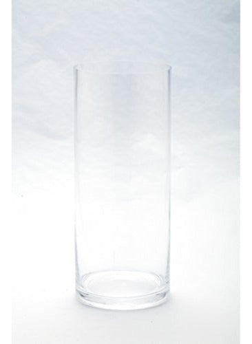 Diamond Star Glass Transparent Glass Cylinder, 5" 1