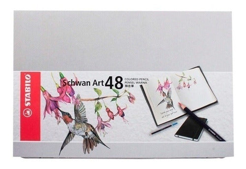 Stabilo 48 Color Schwan Art Pencils in Metal Case 0