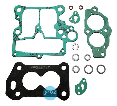 Ind. Nacional Carburetor Gasket Set Mitsubishi Celeste Galant Sapporo 81 0