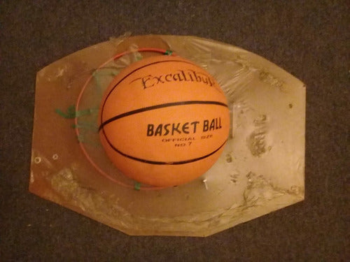 Tablero De Basket Plegable De Pared  Y Pelota Profesional. 3